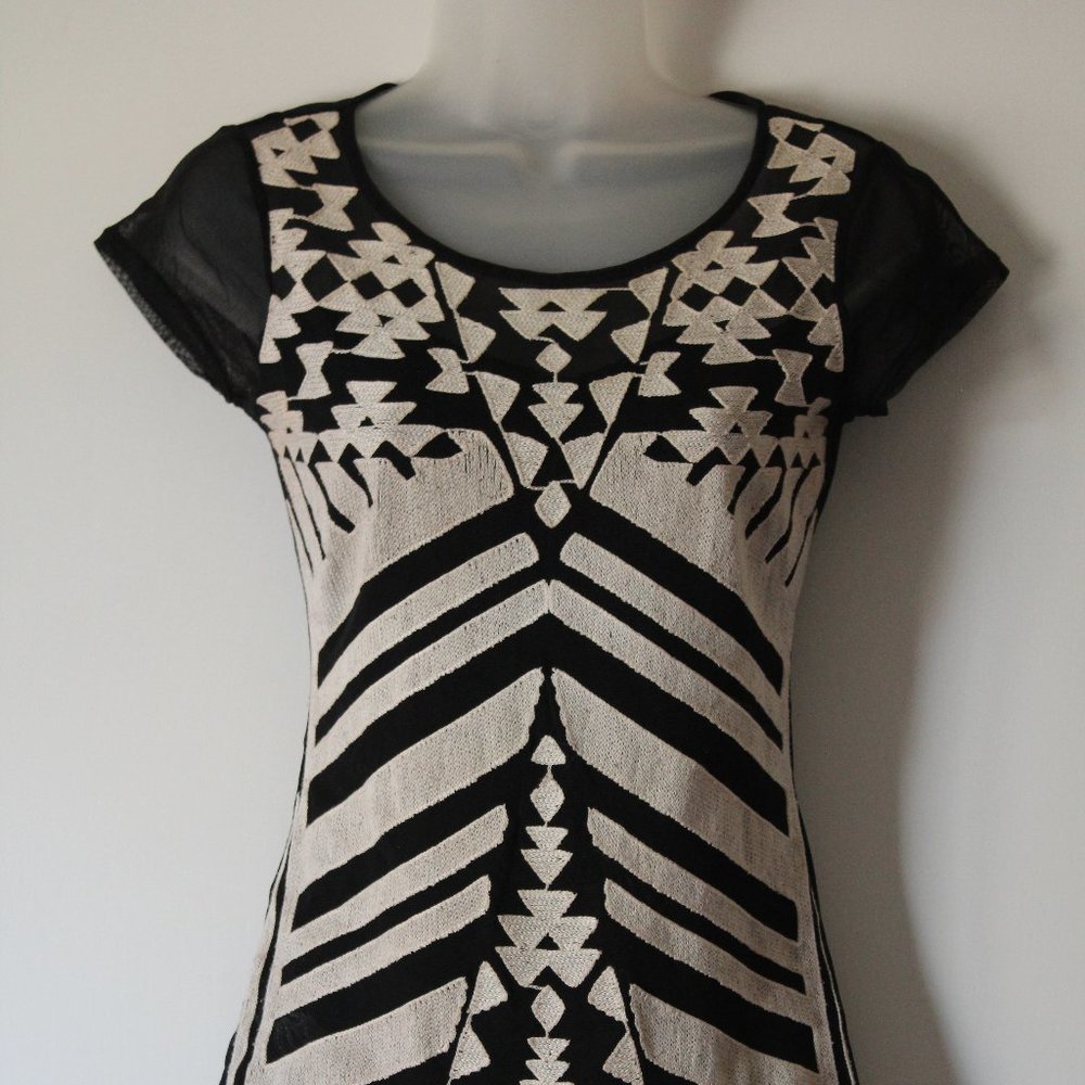 Sheer I.N.C  Aztec Top
